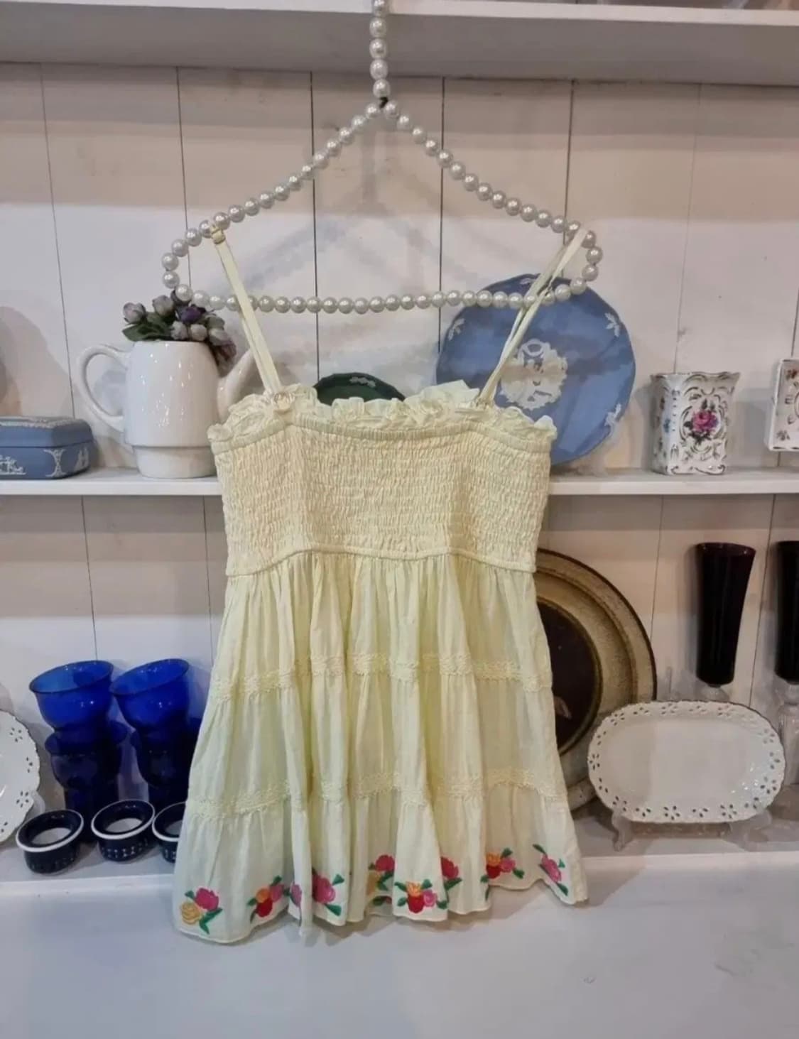 리즈리사(Liz Lisa) 플라워 자수 샤링 튜닉 상품이미지6