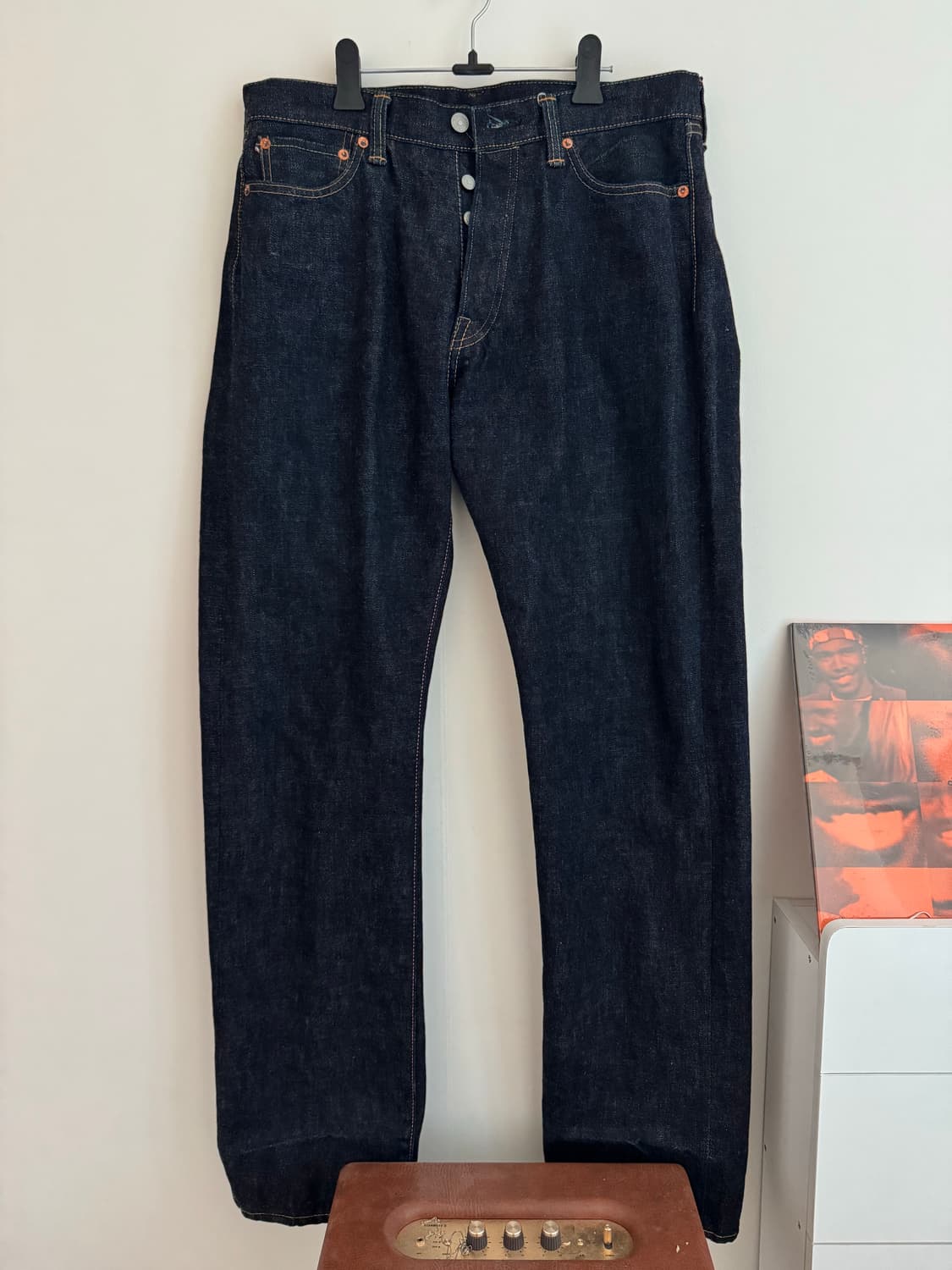 [32] 모모타로진 셀비지 데님팬츠 상품이미지2