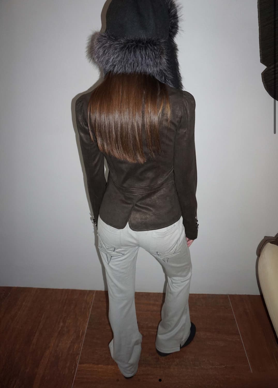 Glitter Boots Cut Sweatpants Sage 상품이미지2