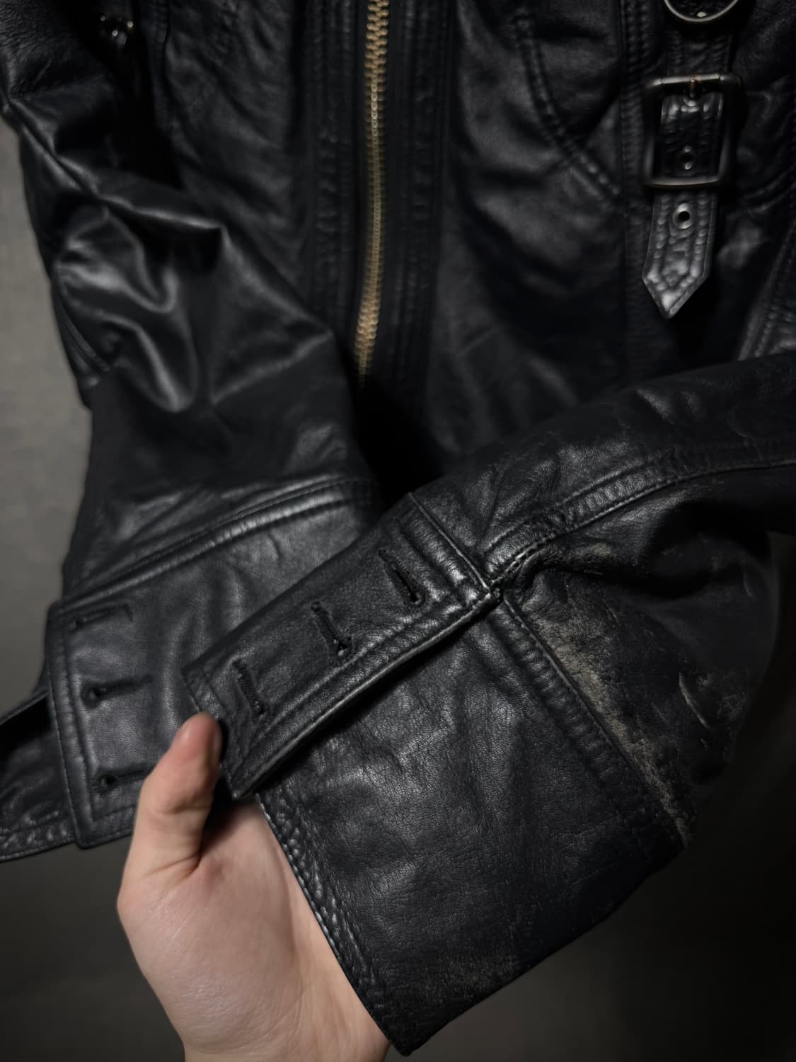 Yasuyuki Ishii Goatskin Leather Jacket   상품이미지7