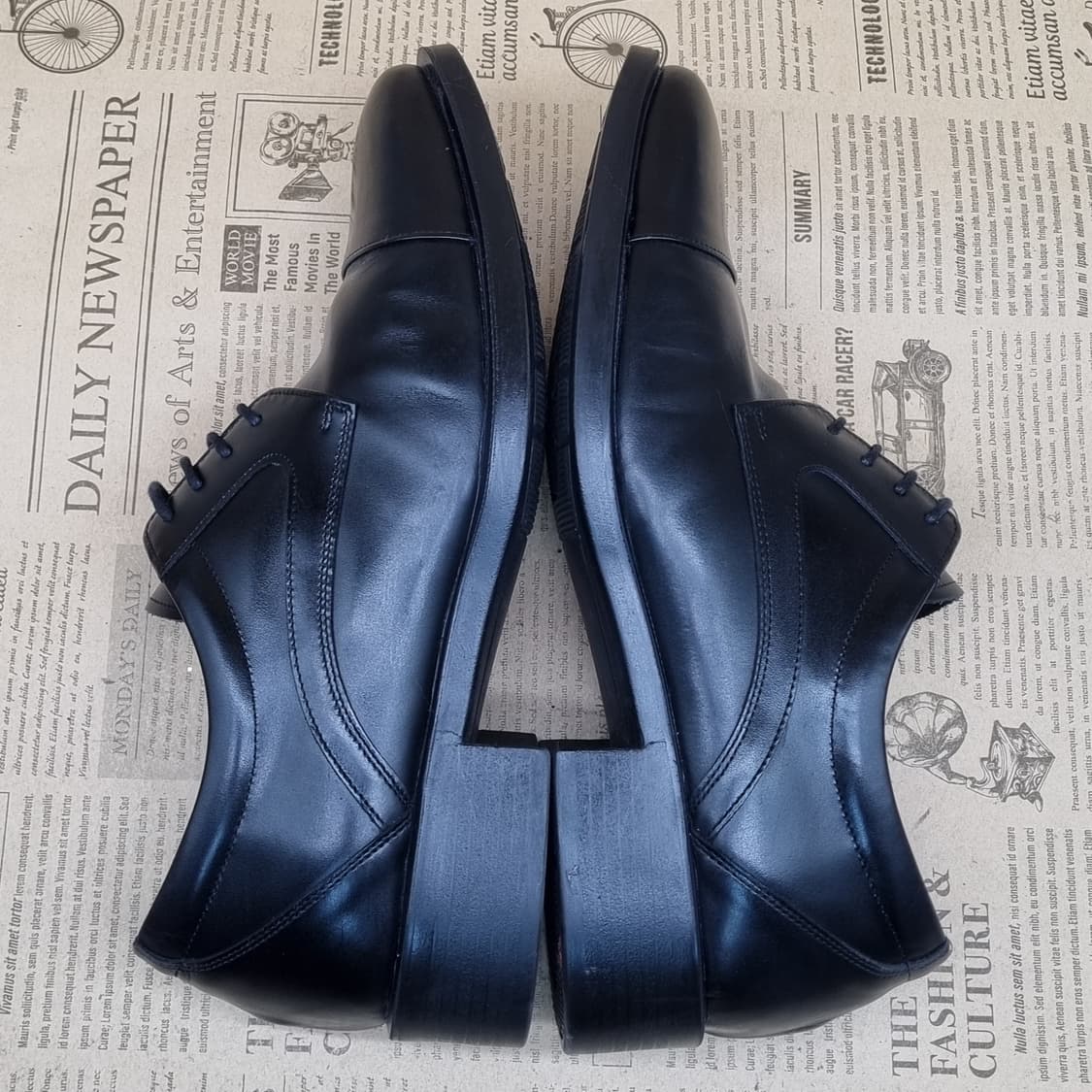 금강 남성정장구두 실사이즈265 굽4.5 상품이미지4