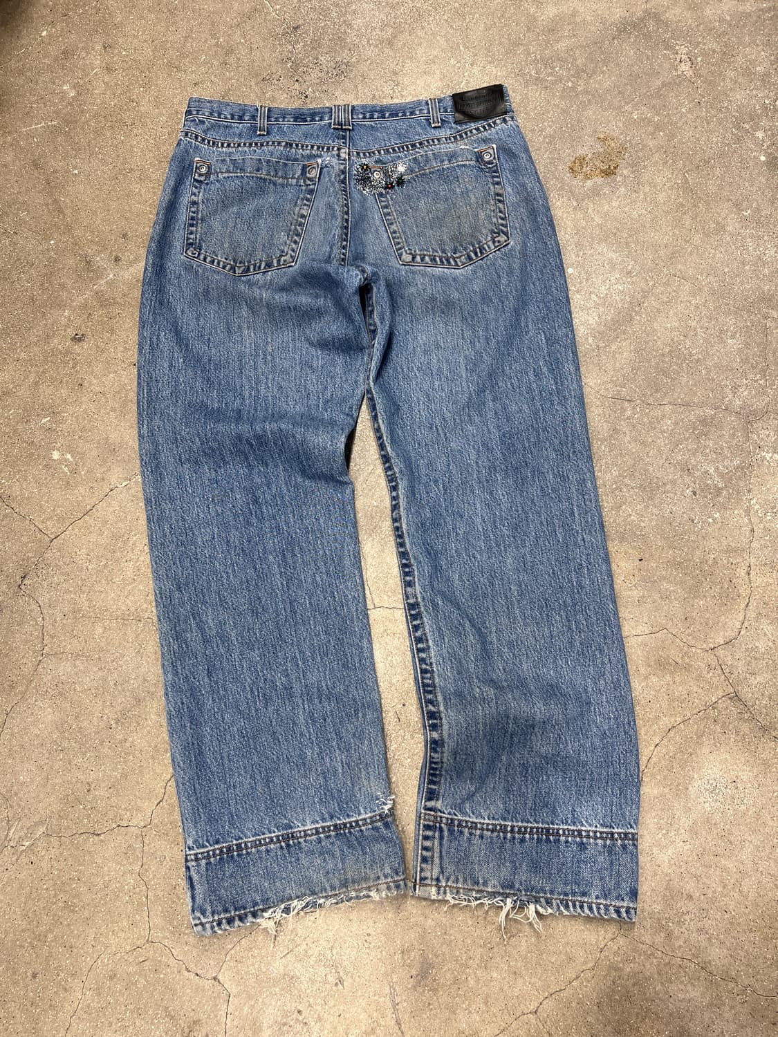 할리데이비슨 바이커 데님 팬츠 상품이미지3