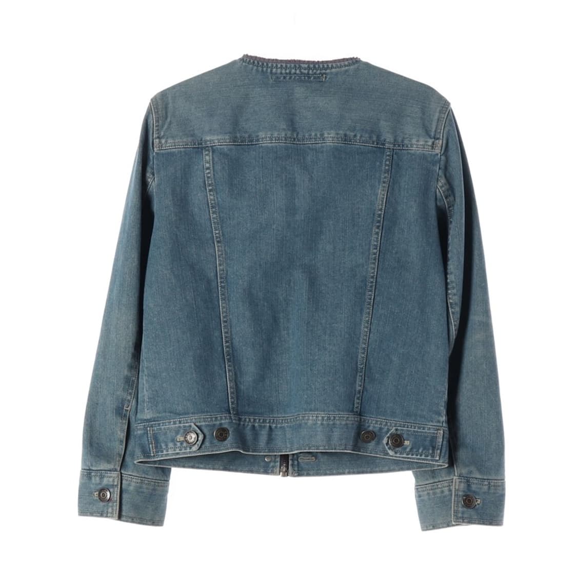 마크 제이콥스 아카이브 노카라 집업 데님 자켓 L 상품이미지2