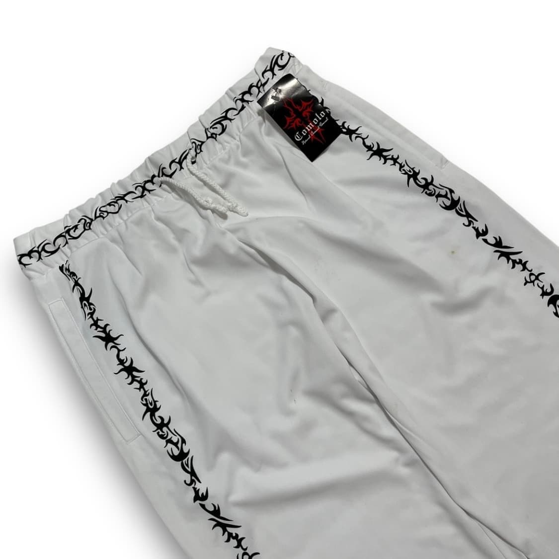 Comolo 화이트 트라이벌 가시 데드스탁 트랙팬츠 상품이미지2