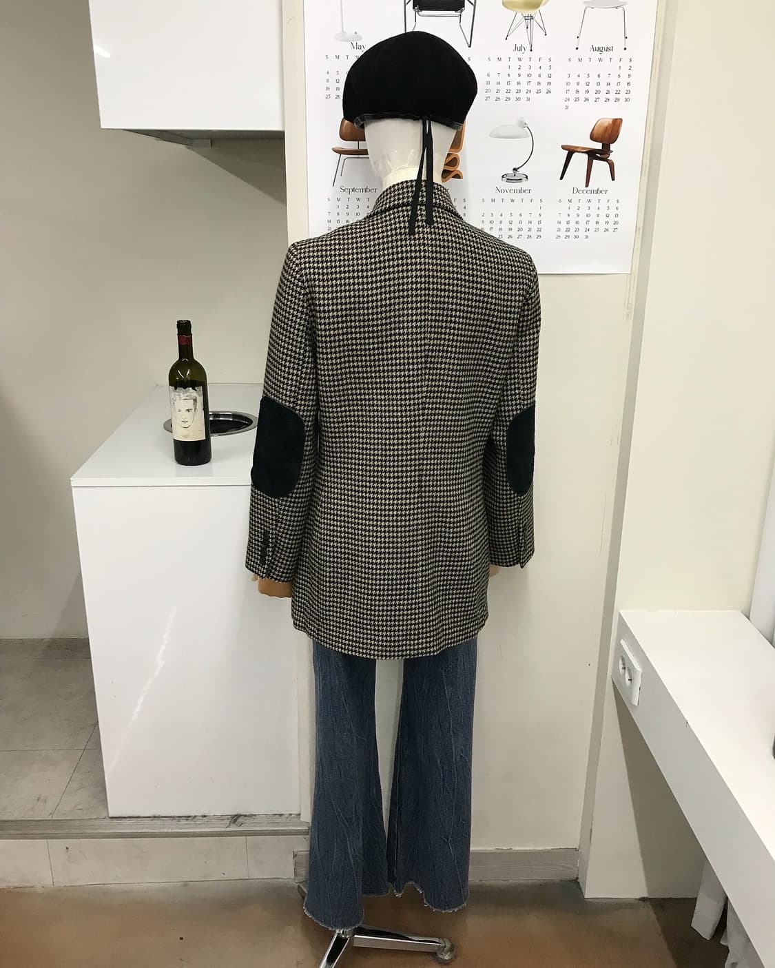 폴로 하운드체크 더블 울 코트 상품이미지10