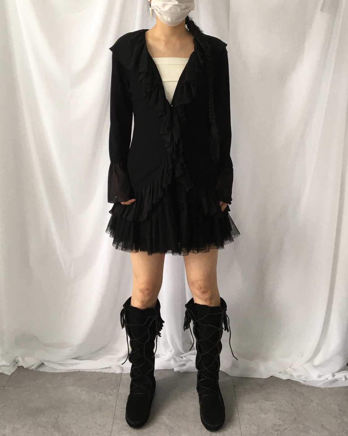 Ruffle point cardigan 상품이미지7