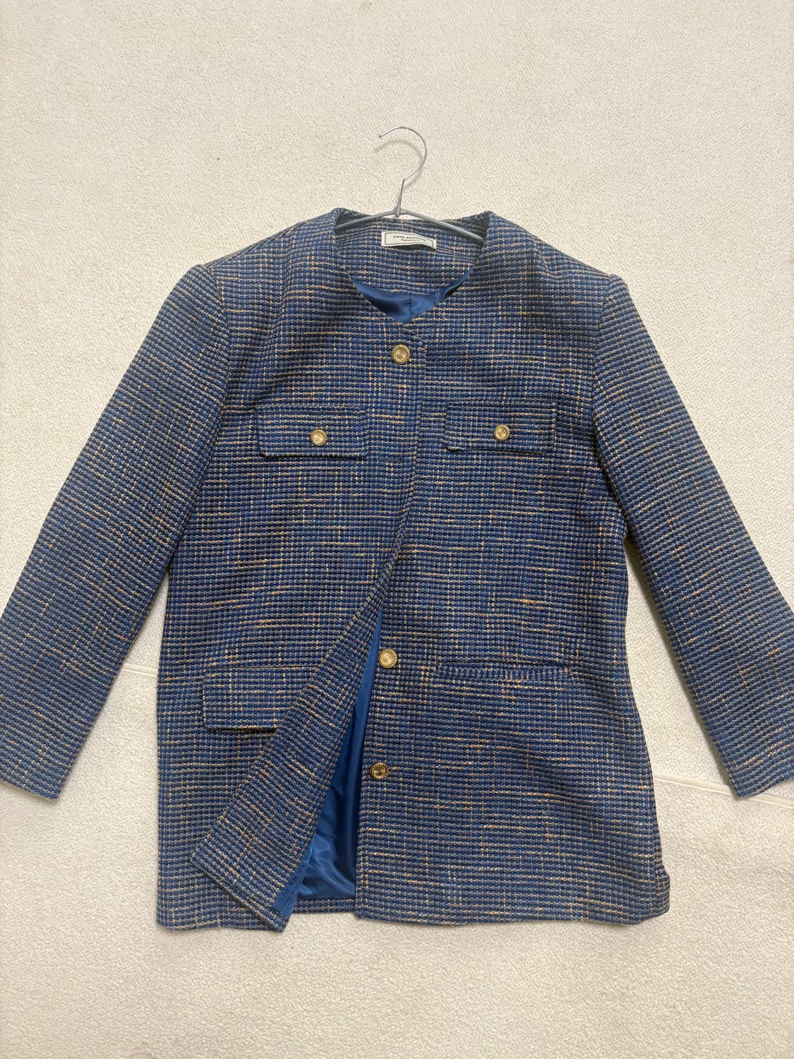 노카라 트위드자켓 상품이미지1