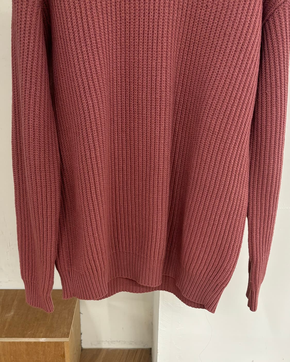 로샤스 더스티 로즈 울 니트 상품이미지5