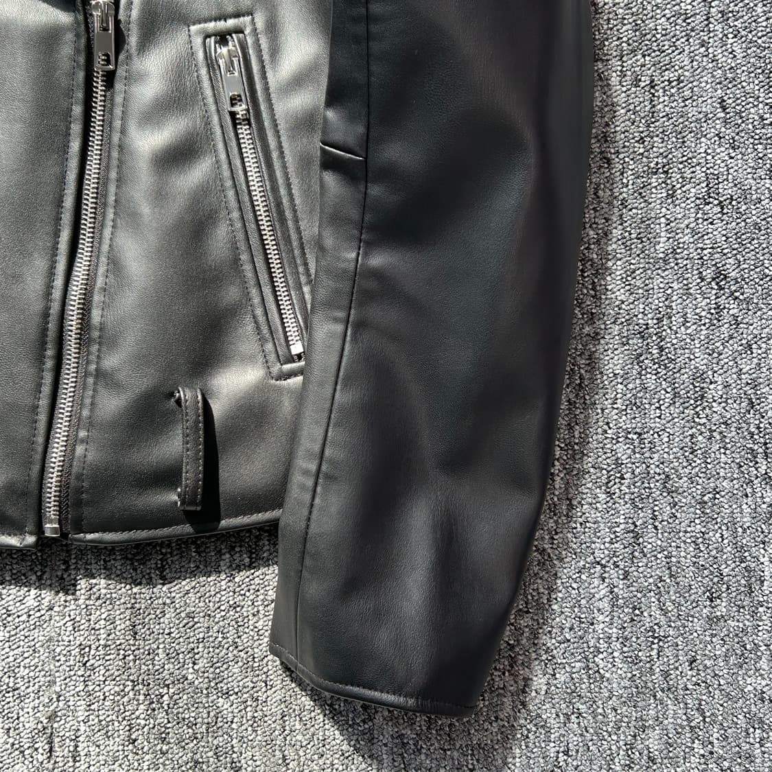 자라 블랙 라이더 가죽 자켓 상품이미지3