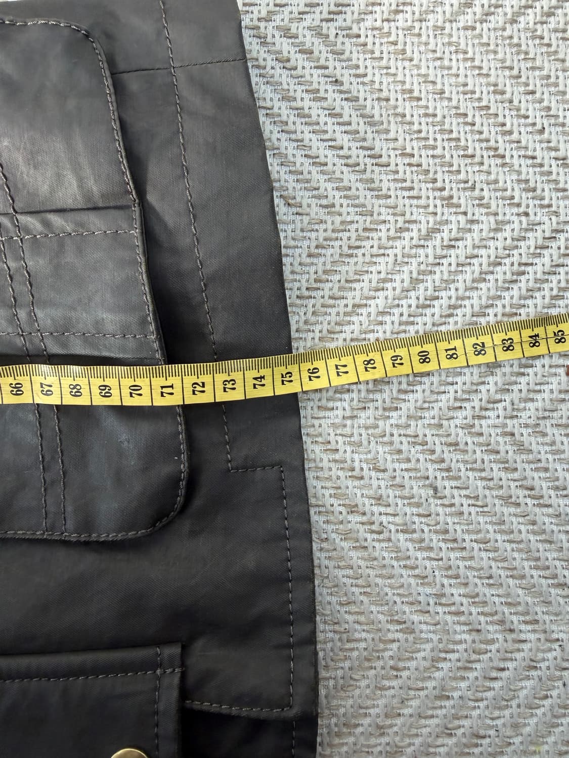 정품) 시스템옴므 한섬 코듀로이 카라 양가죽 자켓 100 상품이미지10