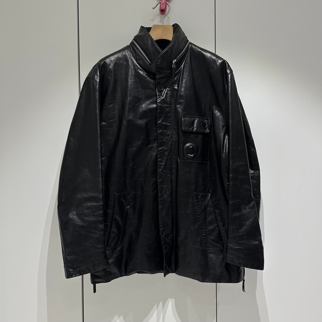 Cp컴퍼니 레더 자켓 상품이미지1