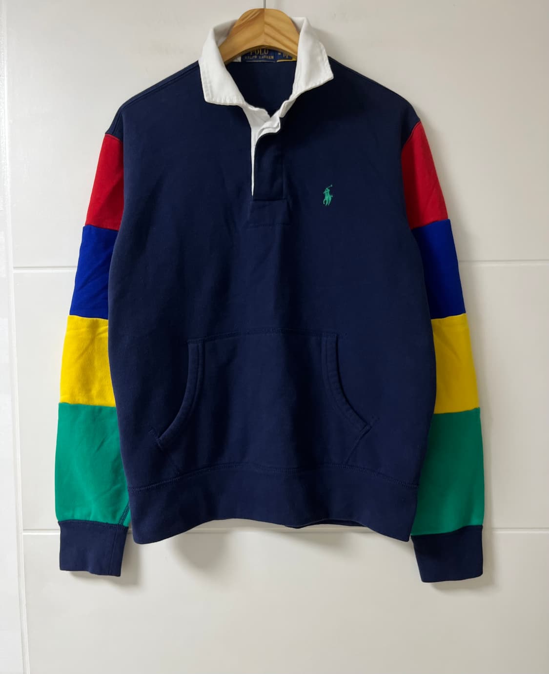 폴로 카라  맨투맨 기모 폴로 럭비티 (정품 QR 인증) 상품이미지1