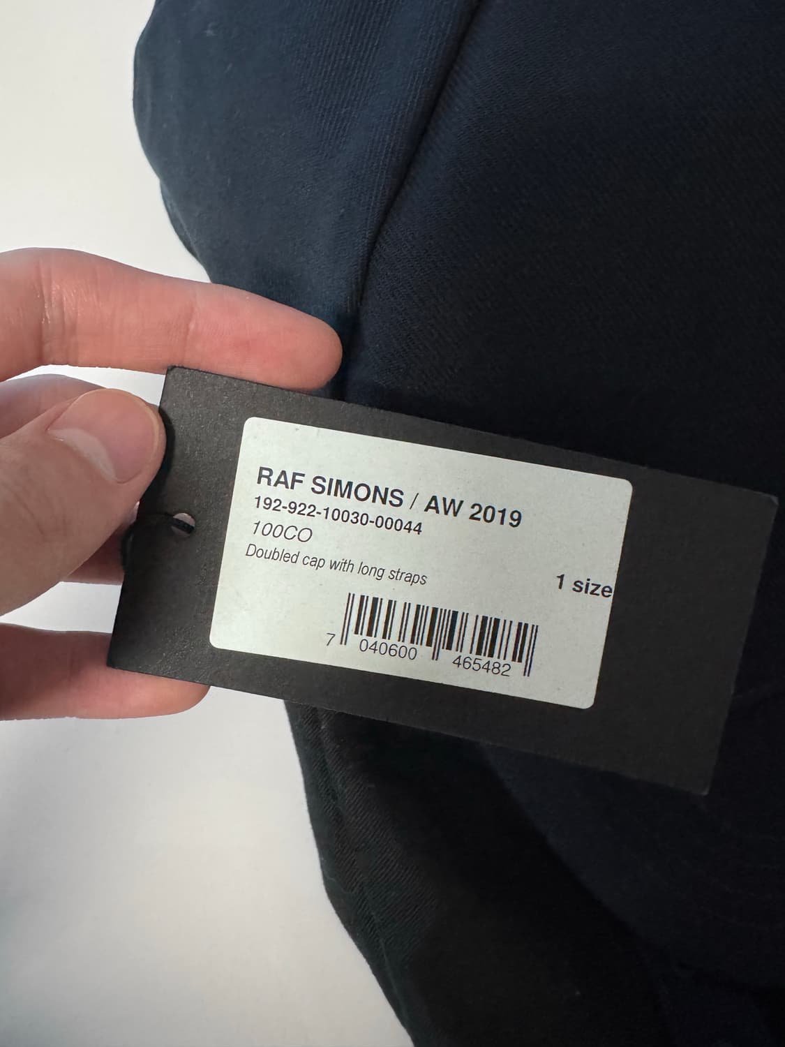 라프시몬스 - 19aw 더블 레이어드 스트랩 캡 상품이미지6