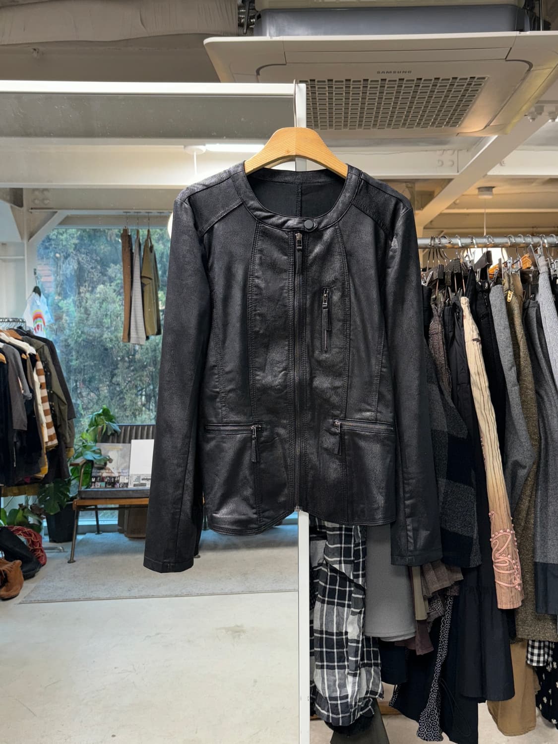 빈티지 폴리 카페레이서 자켓 상품이미지1