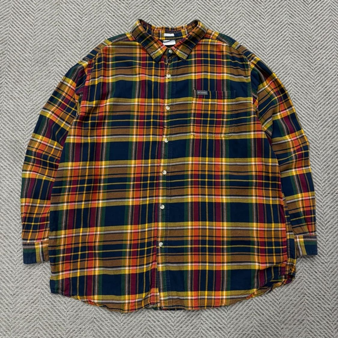 컬럼비아 체크 셔츠 v2695 상품이미지1
