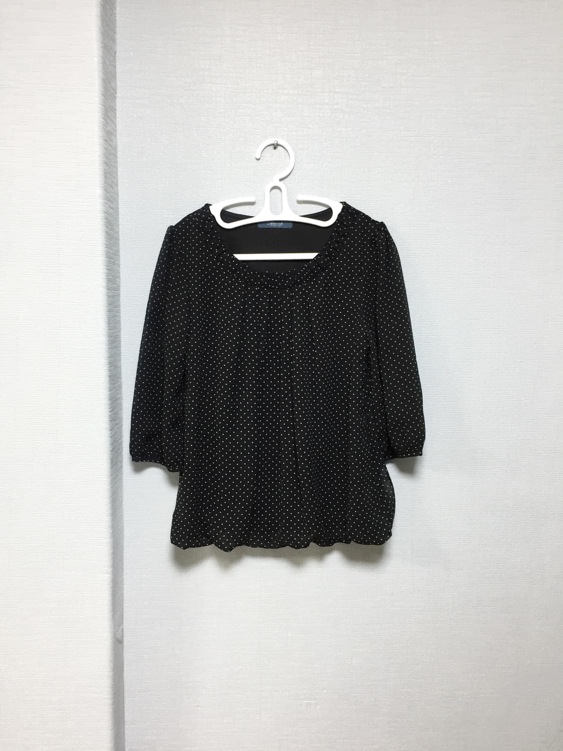 Japanese vintage dot blouse 상품이미지1