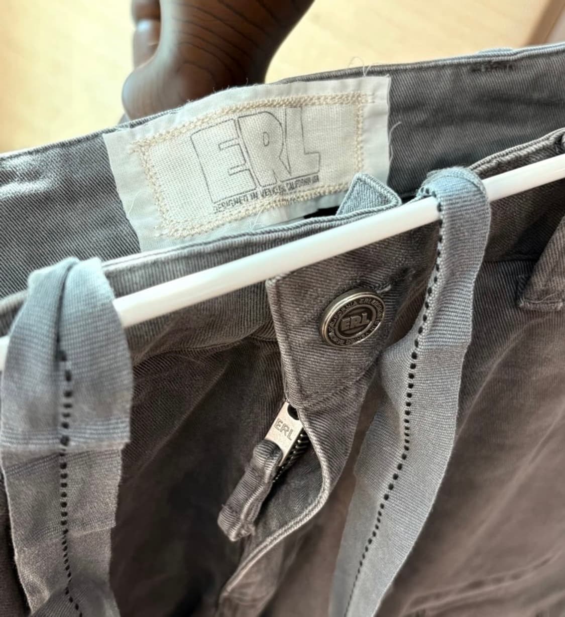 24fw 빈티지워싱코튼카고팬츠 erl 상품이미지3