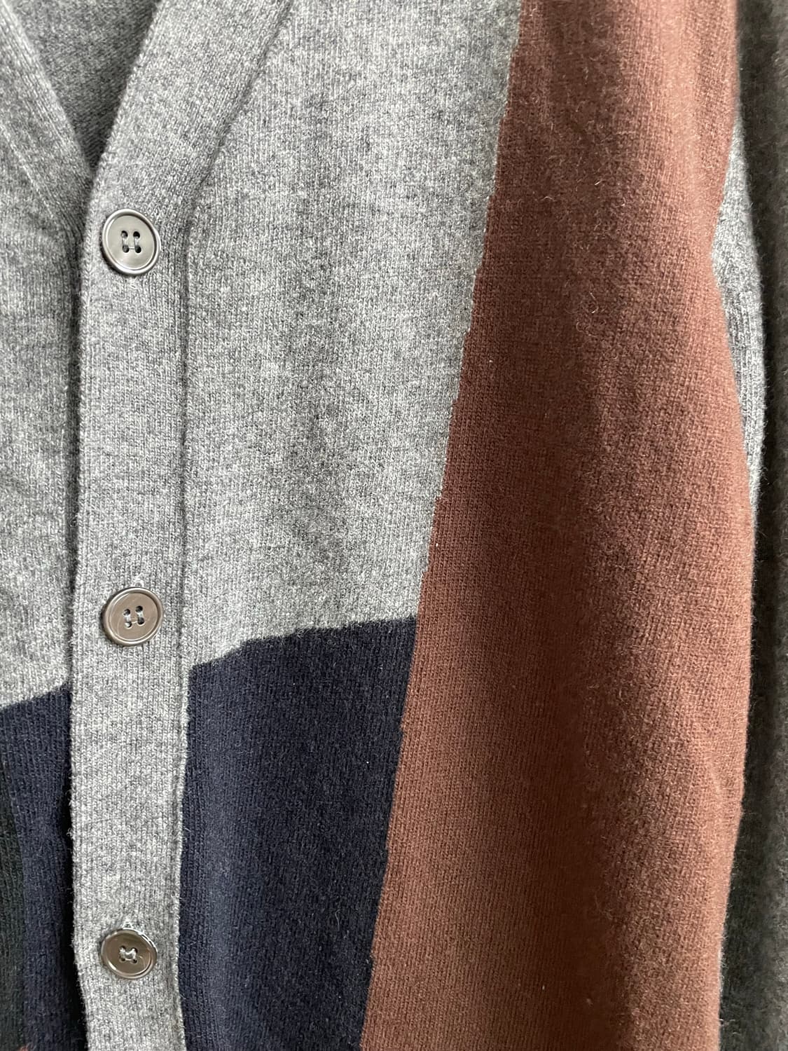 꼼데가르송 셔츠 패턴 가디건 상품이미지3