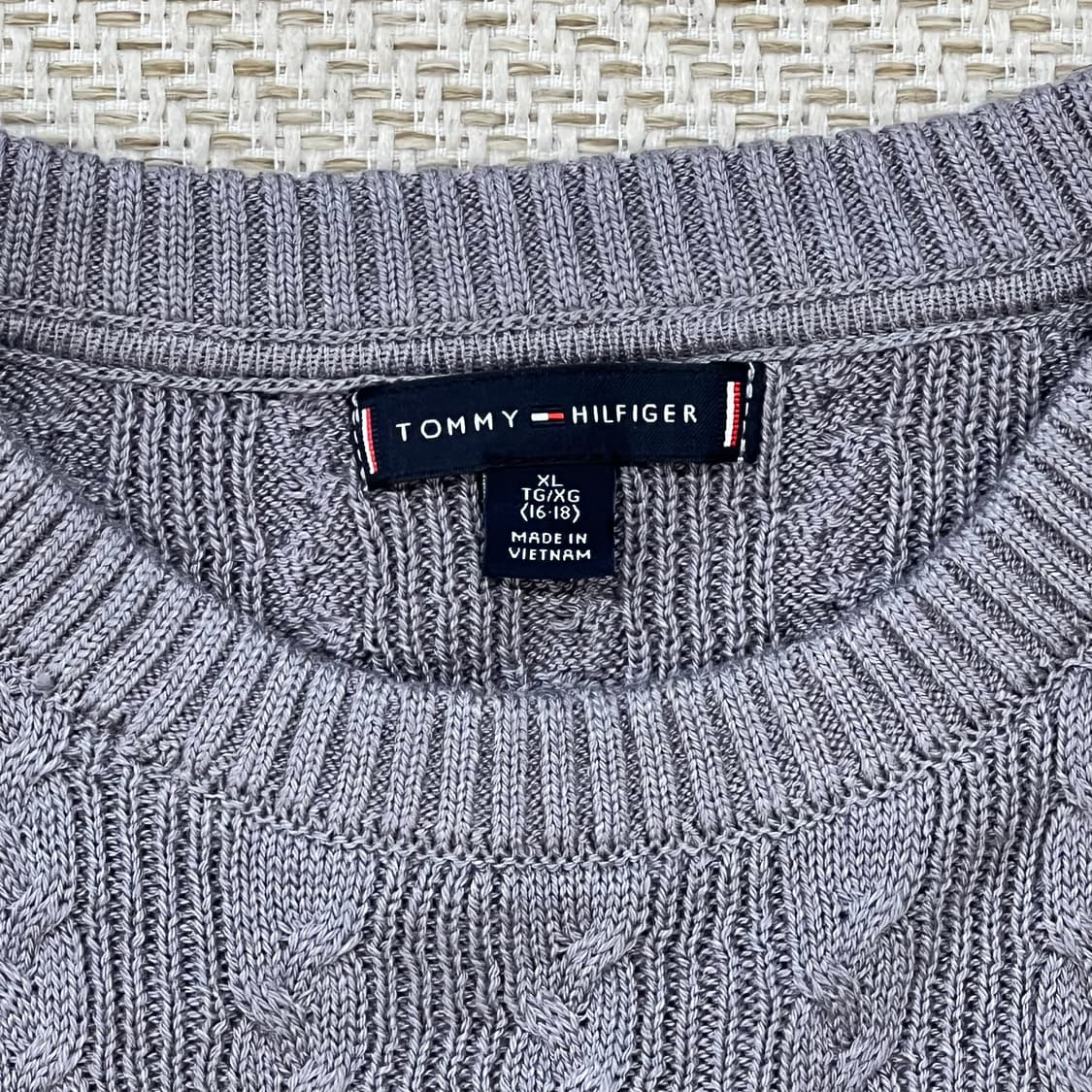 타미 라운드넥 꽈배기 니트 r2804 상품이미지6