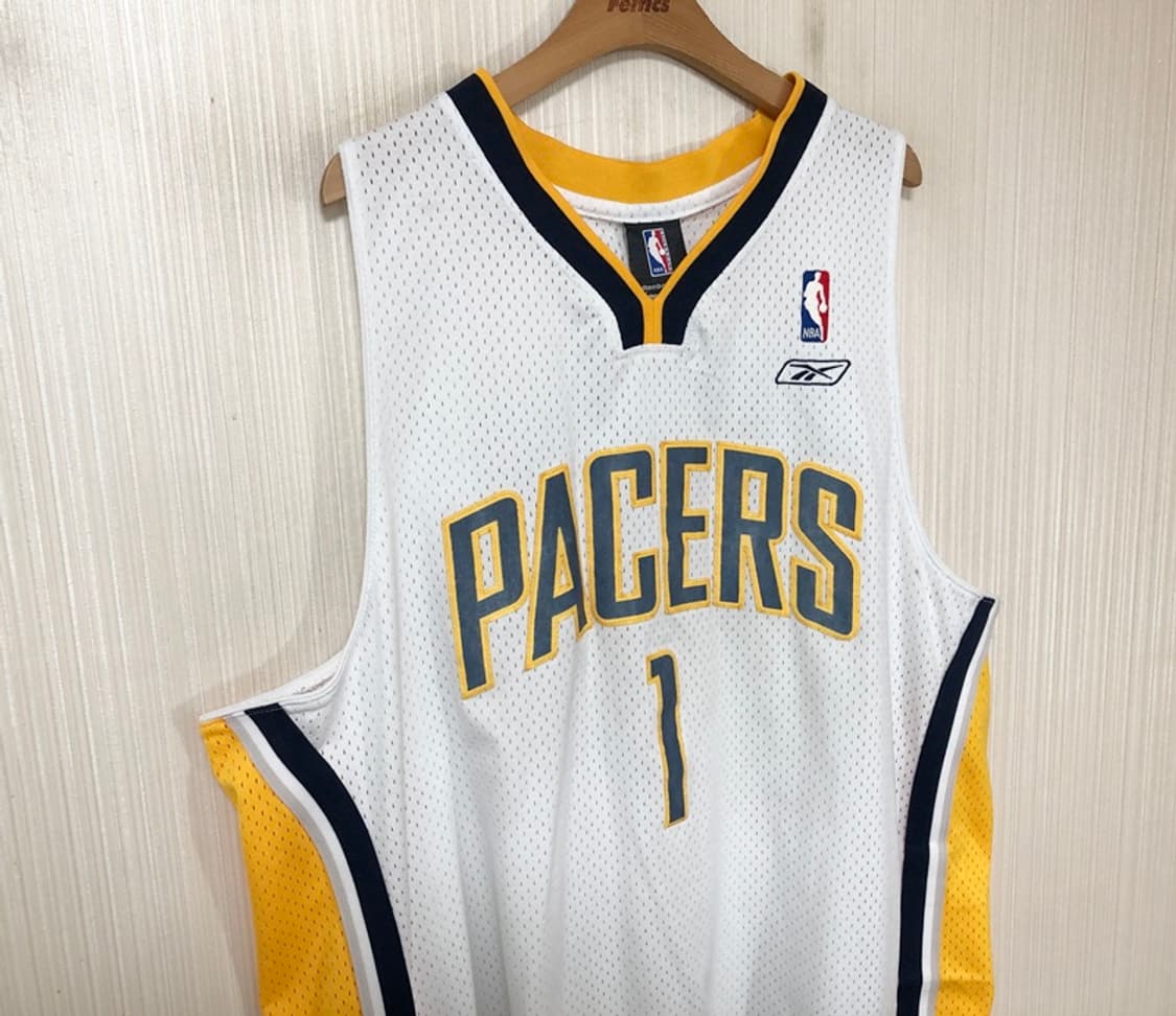NBA 리복 인디애나 페이서스 올드 어센틱유니폼/져지 3XL #11  상품이미지5