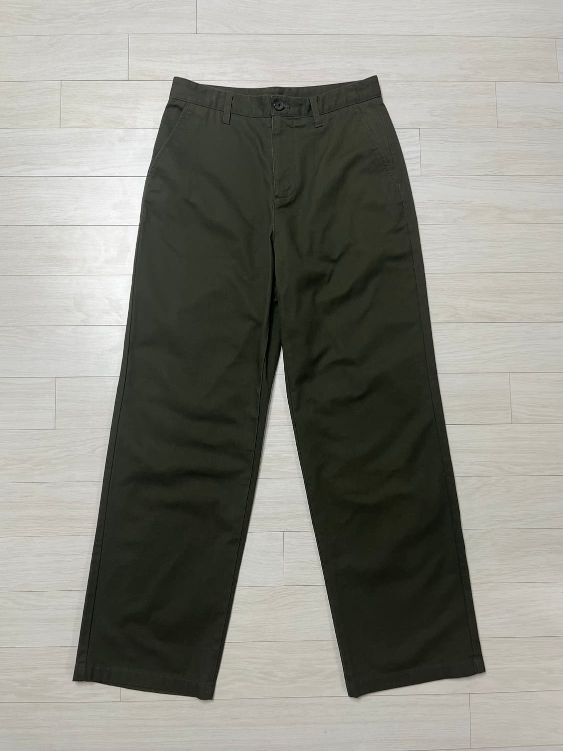 무신사 스탠다드 와이드 치노팬츠 29 [카키] 상품이미지3