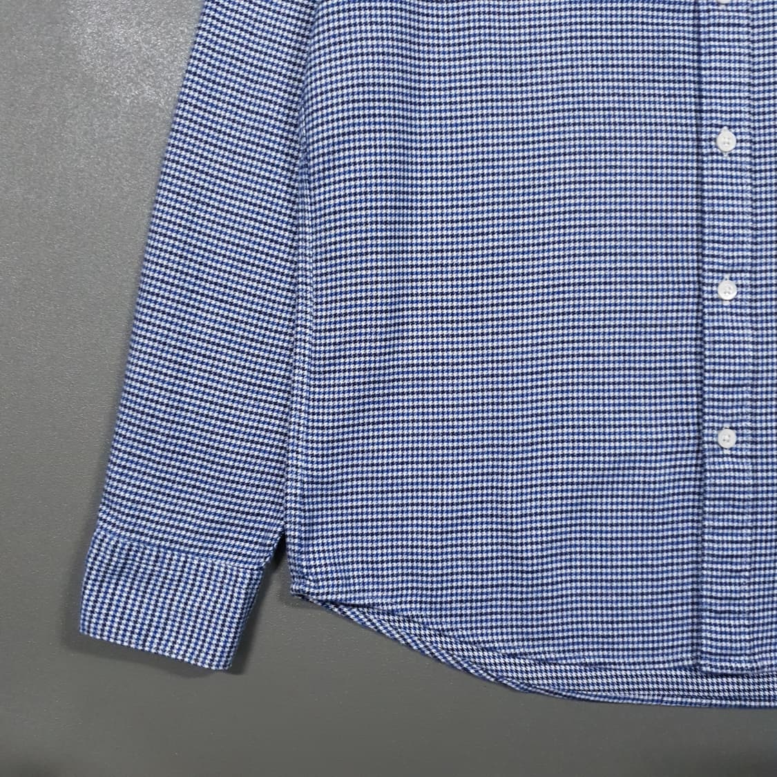 L) 빈폴 신형 20fw 2도 하운드투스 셔츠 버튼다운 나노체크 남방 상품이미지3