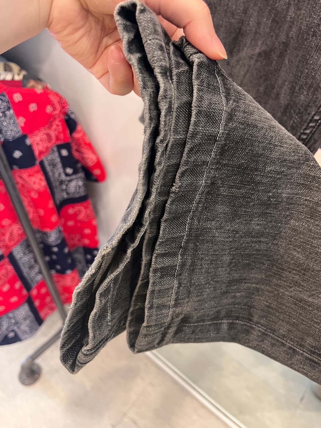 00s Levis 리바이스 흑청 데님 팬츠 (36inch) 상품이미지9