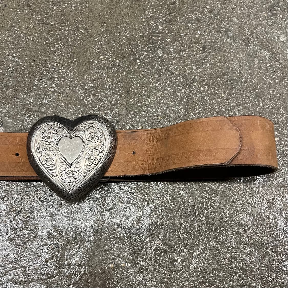 빈티지 하트 버클 벨트 (~30“) 상품이미지3