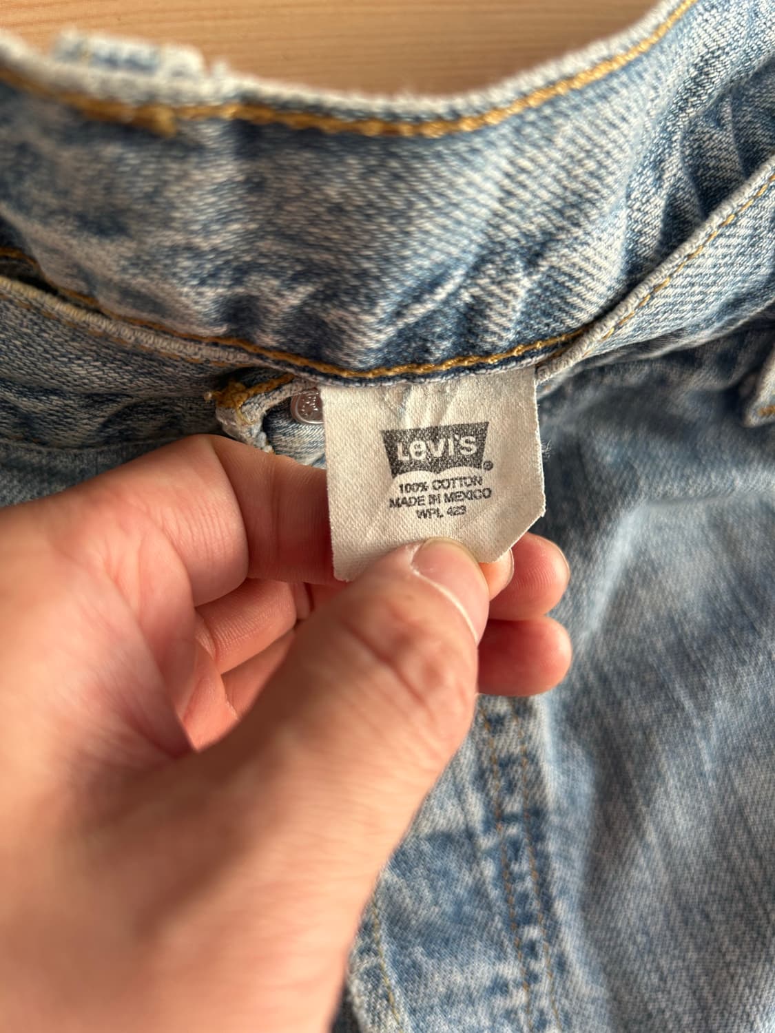 00’s 리바이스501리페어진 38in 상품이미지3