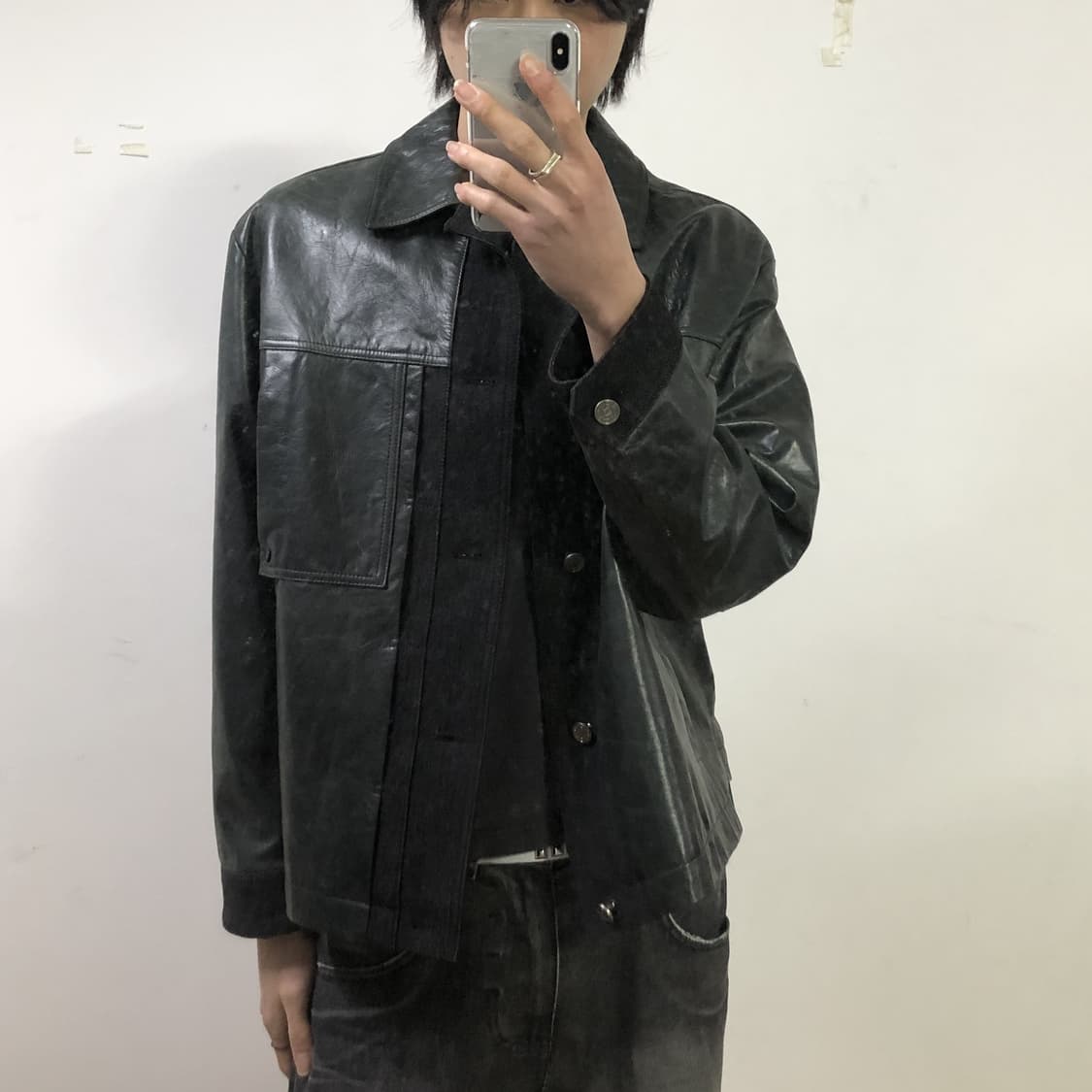 레노마 프리미엄 이태리 레더자켓 상품이미지3