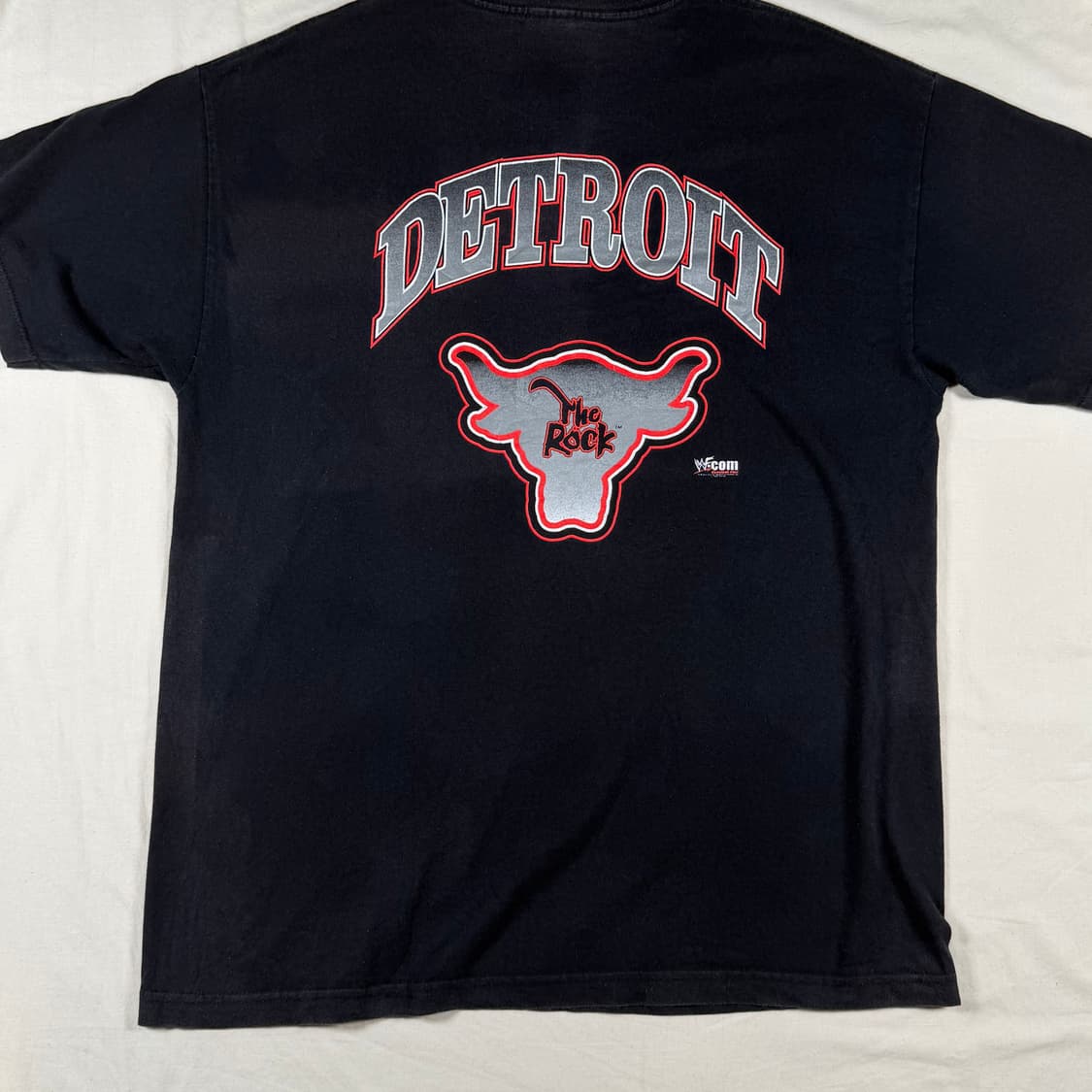 90s WWF WWE 더락 프린팅 반팔 티셔츠 반팔티 상품이미지6