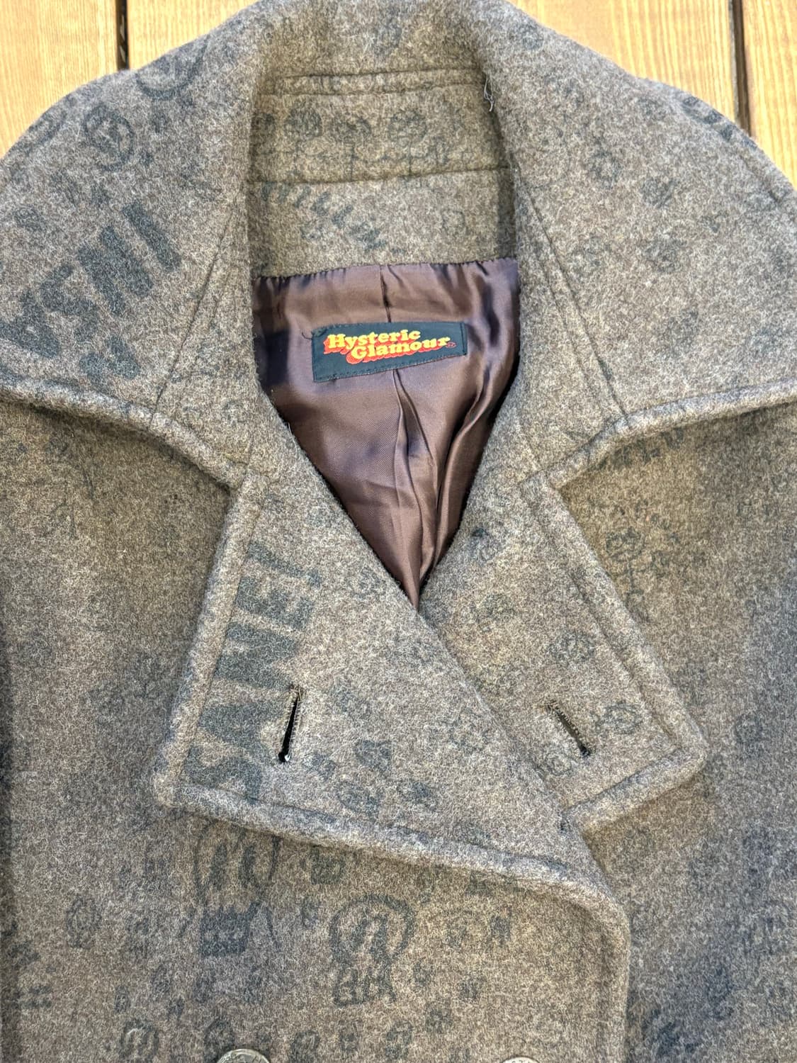 히스테릭글래머 패턴 하프코트 상품이미지8