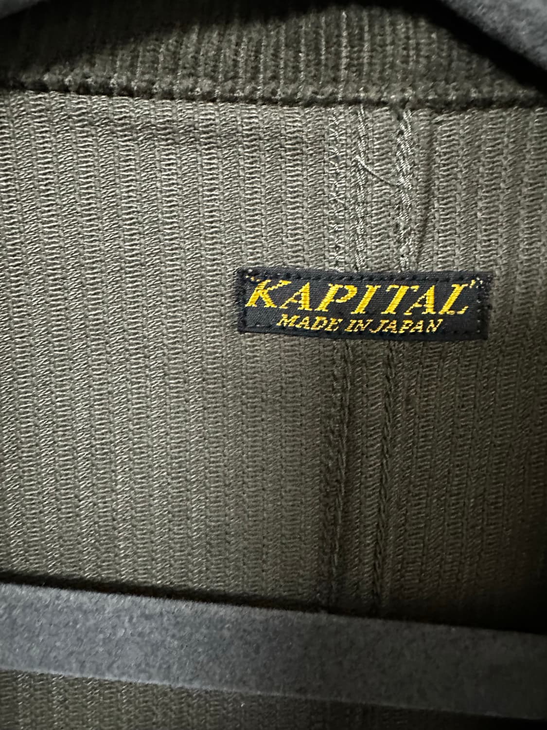 캐피탈 코듀로이 프로펠러 코트 상품이미지3