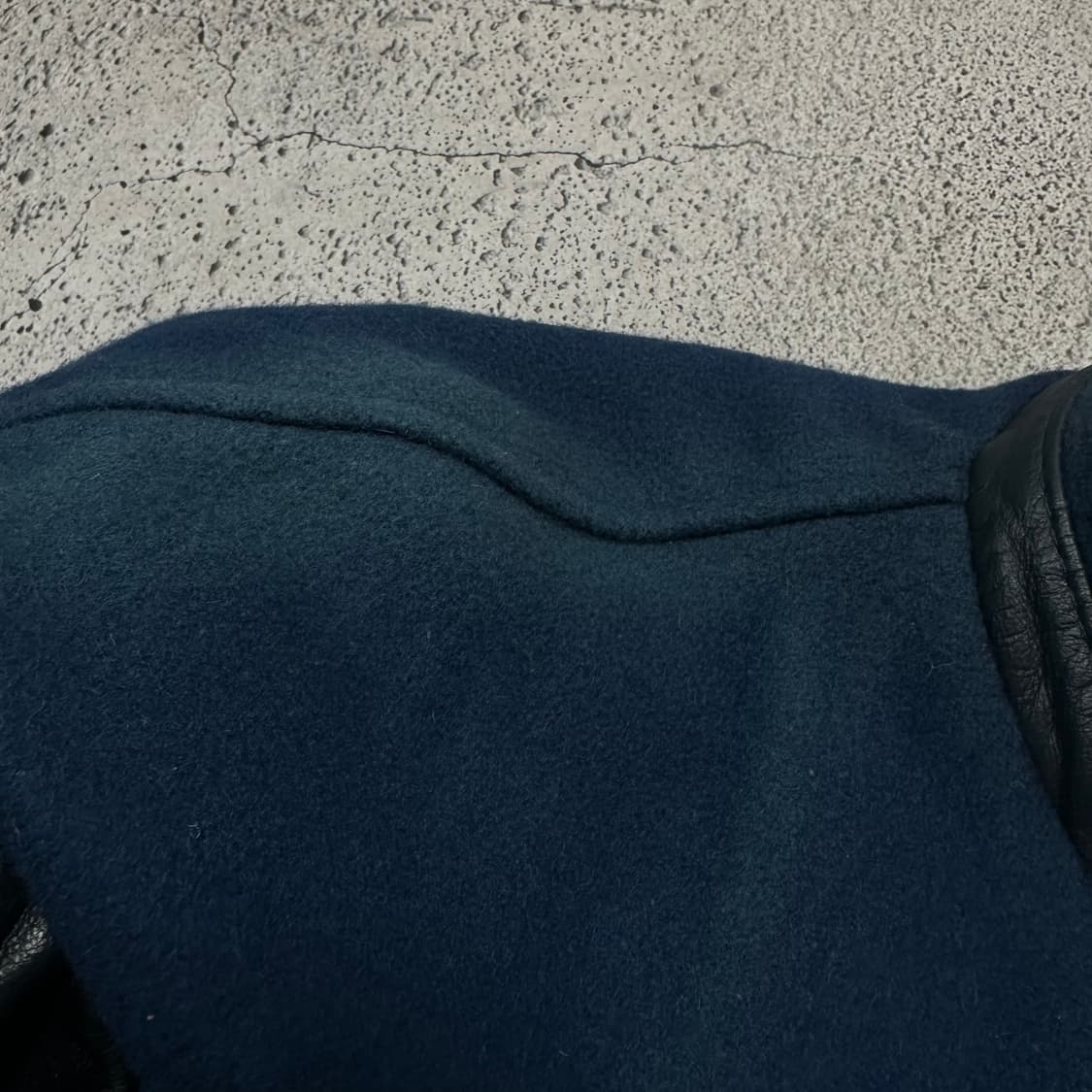 ✨ (바배) 캐나다 스포츠웨어 90s 울 가죽 바시티 자켓  상품이미지5