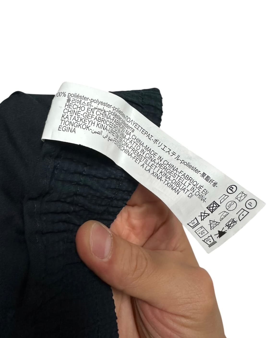 *새상품 자라(ZARA) 크롭핏 네이비 시어서커 반바지 XL(34) 상품이미지5