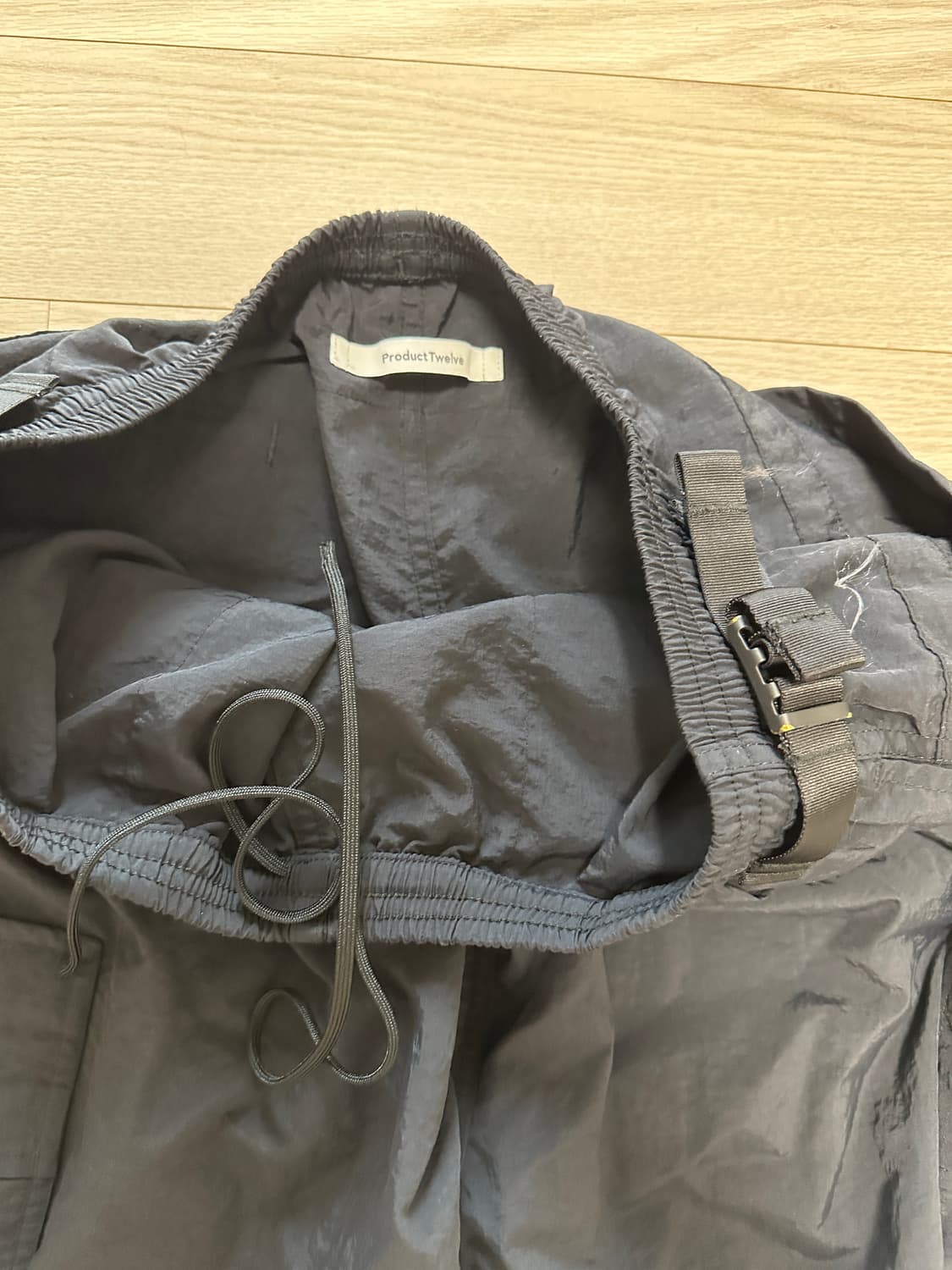 [Product Twelve] 프로덕트 트웰브 나일론 와이드 카고팬츠 상품이미지3