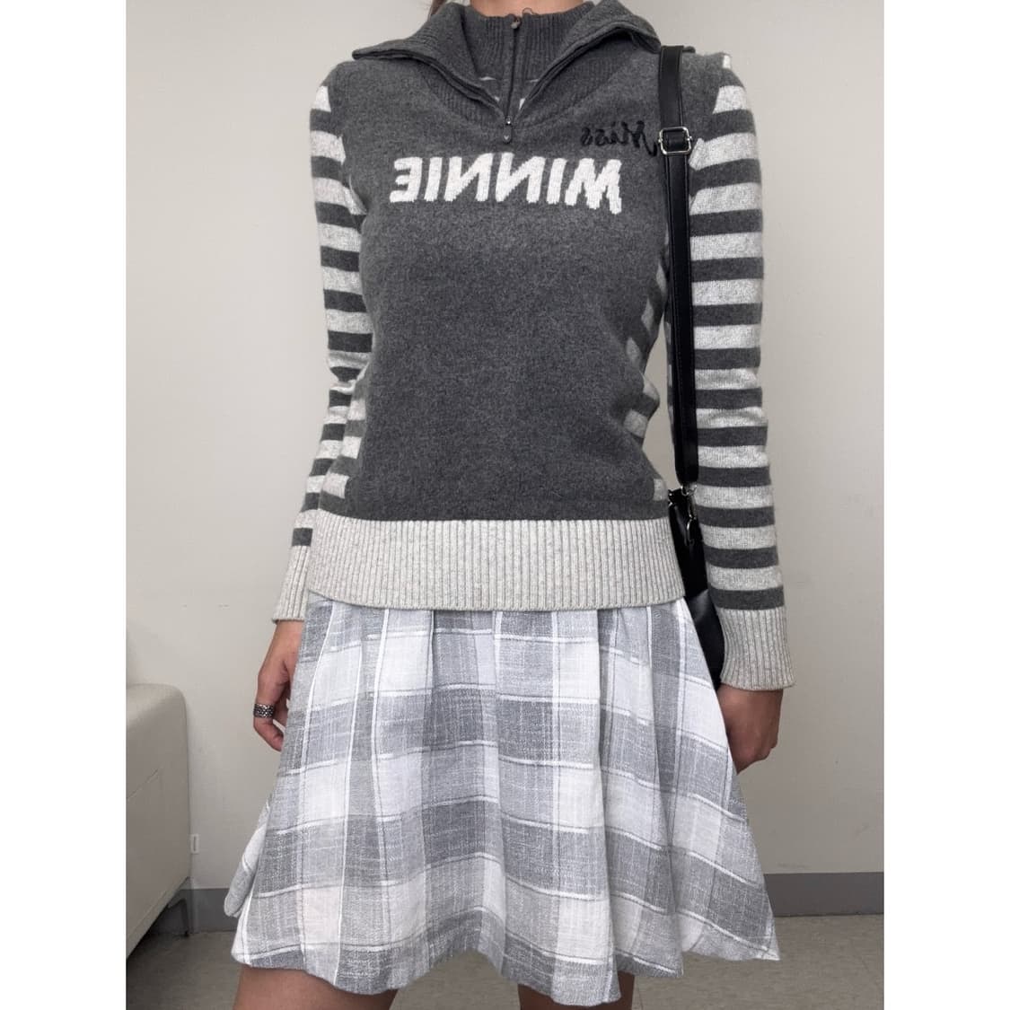 빈티지 디즈니 그레이 울 니트 상품이미지1