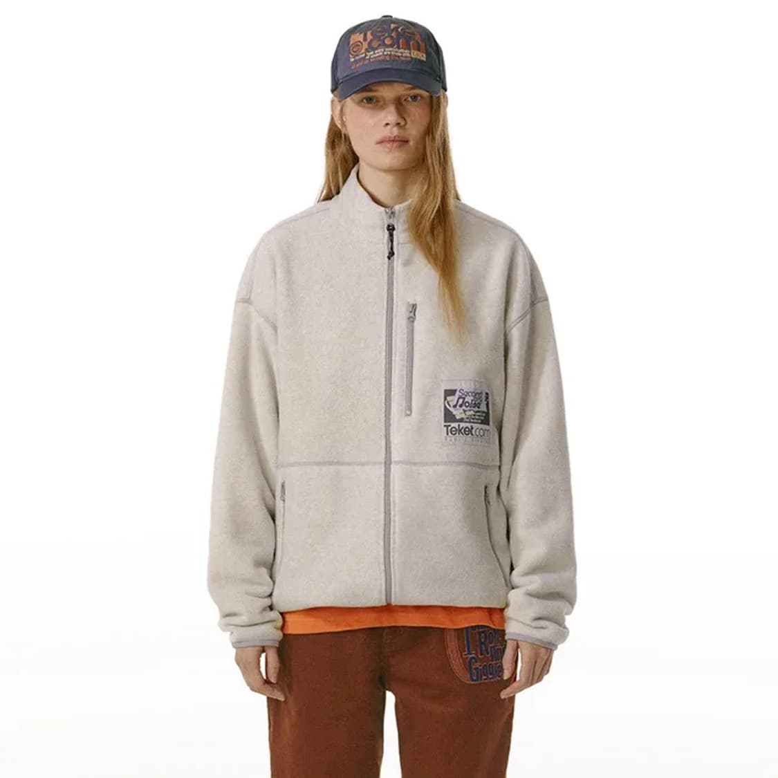 테켓 플리스 크림 s 상품이미지1