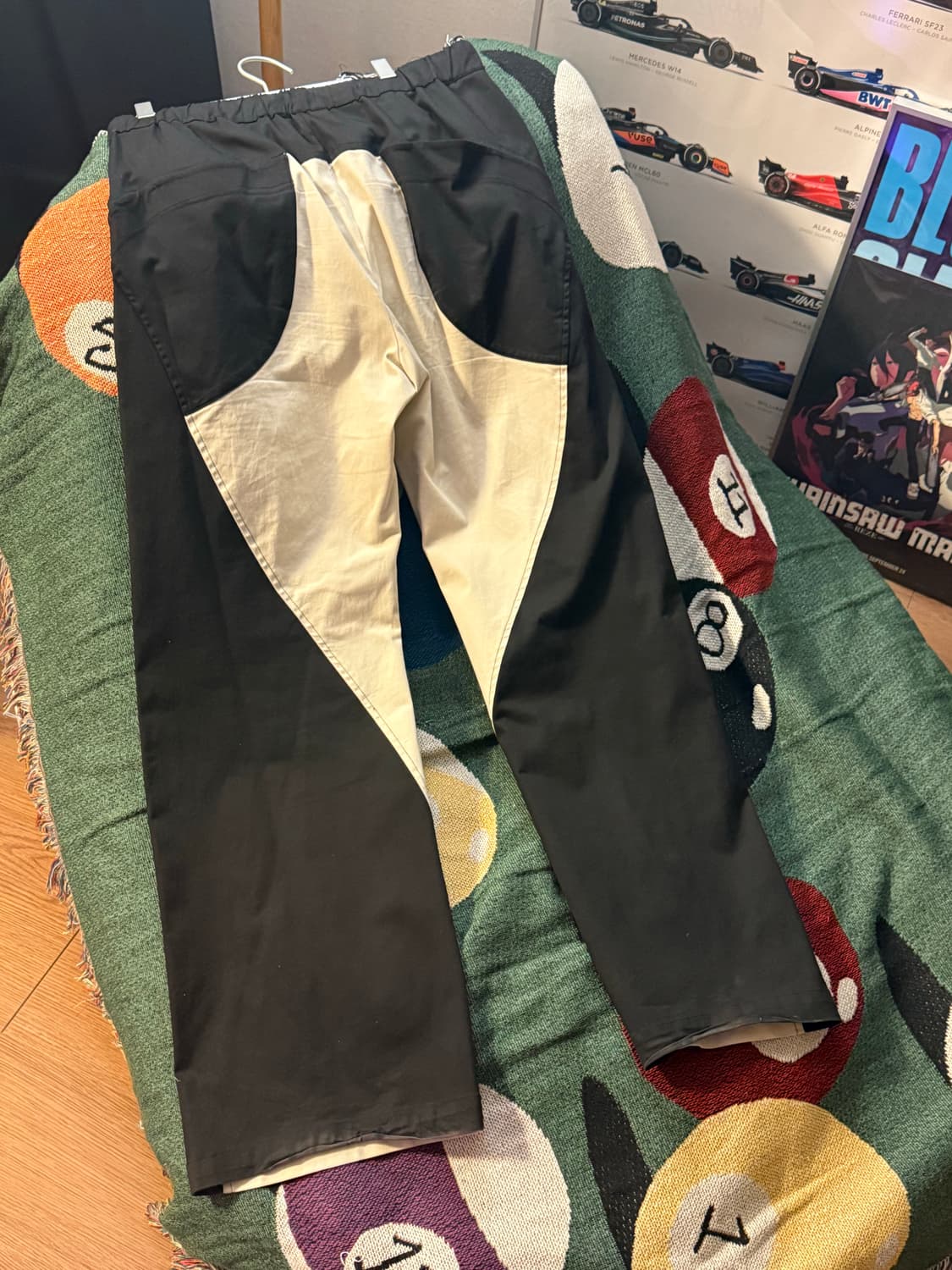 Serapis 블랙 판넬 팬츠 상품이미지3