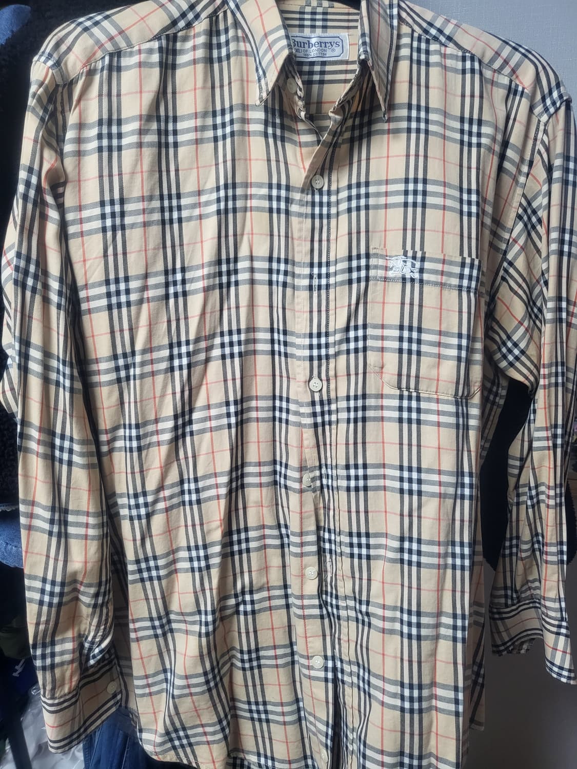 버버리 체크 셔츠 XL 상품이미지1