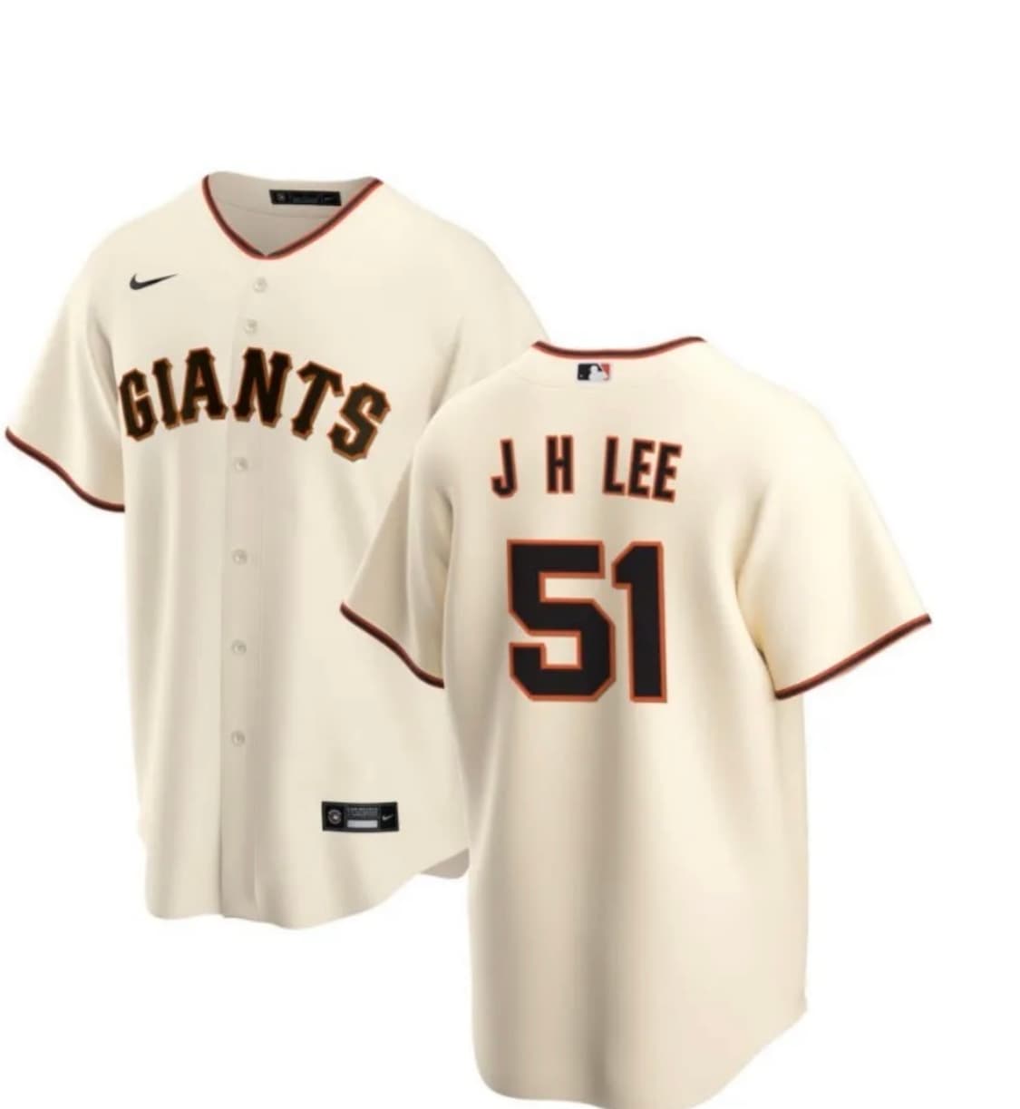 [교환] 나이키 MLB 샌프란시스코 자이언츠 이정후 유니폼 져지 M -> 상품이미지1