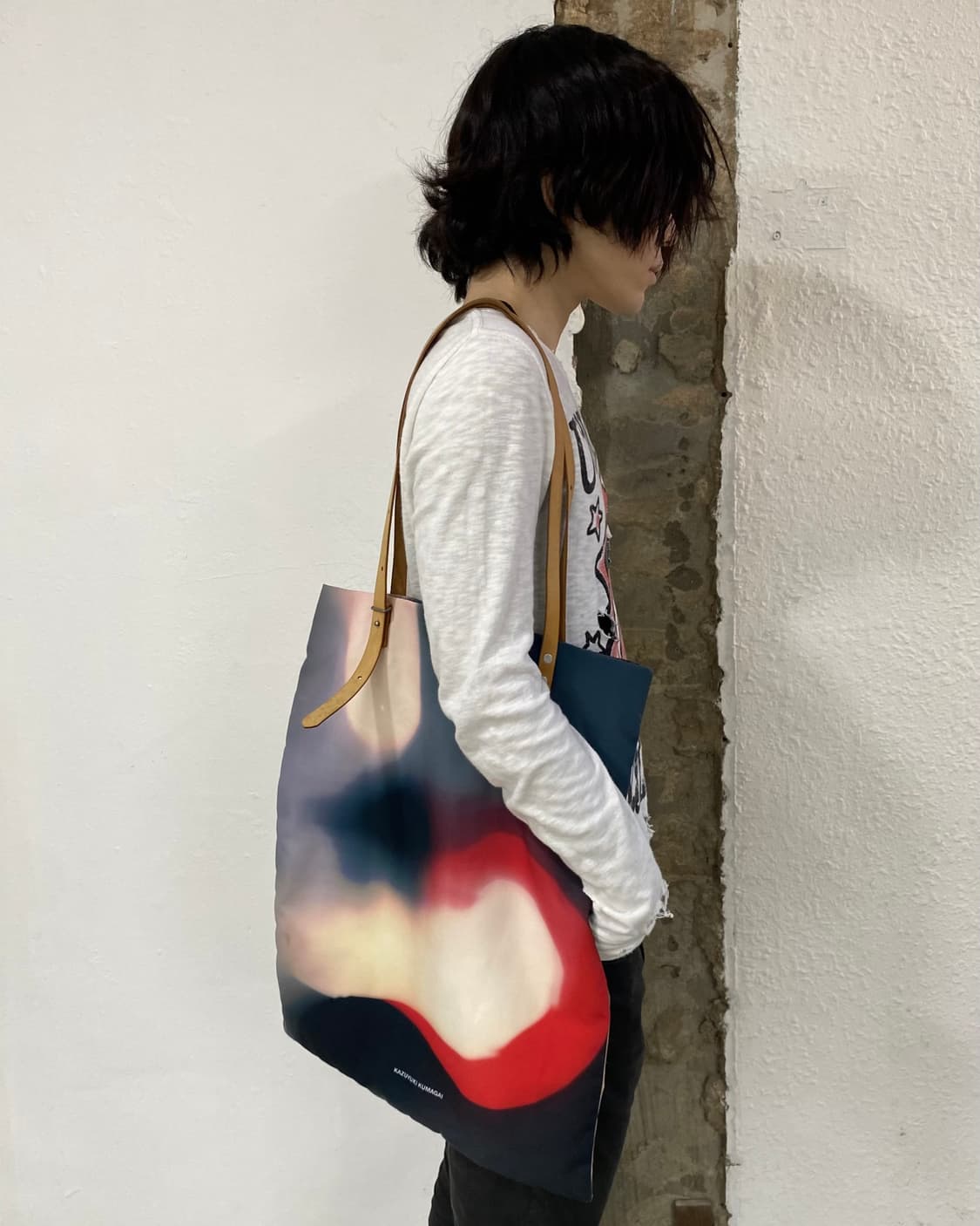 카즈유키 쿠마가이 어태치먼트 토트 백 상품이미지2