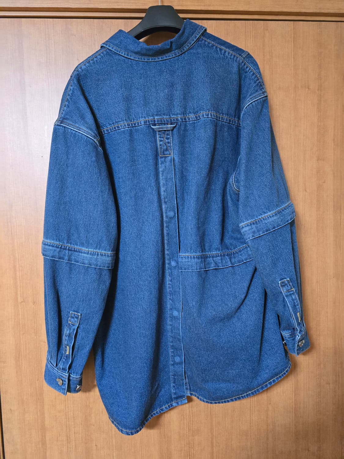 송지오 어시메트릭디터쳐블 데님자켓 상품이미지2