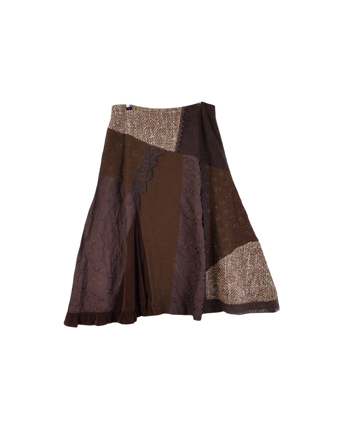Jpn Brown Detail Midi Skirts 상품이미지4