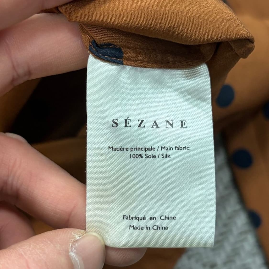 세잔 도트 블라우스 v2375 상품이미지6