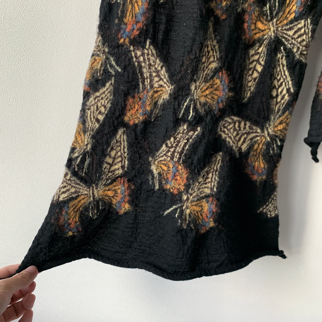 24fw 축융 울 나비 HAPPY 머플러 상품이미지5