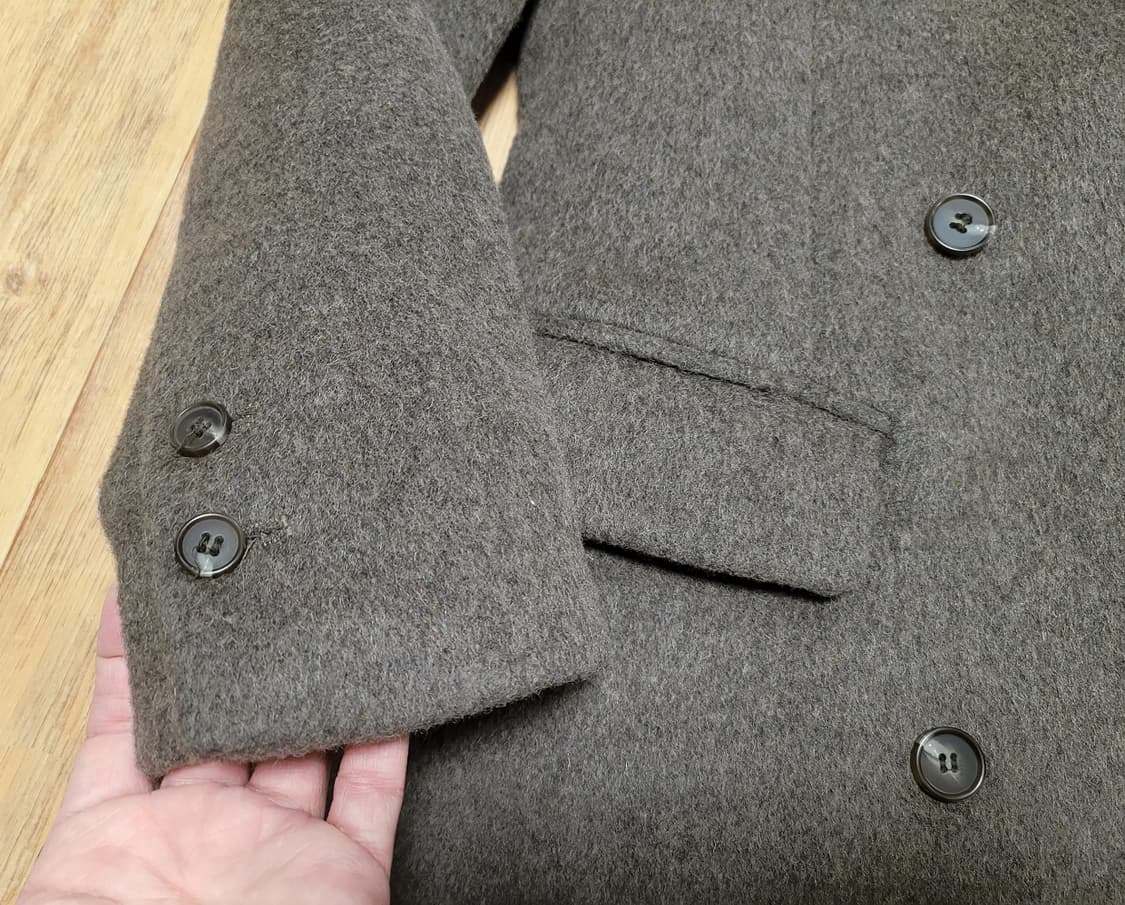 더웨이브(THE WAVE) 블랑 울알파카 더블코트 55-66 상품이미지7