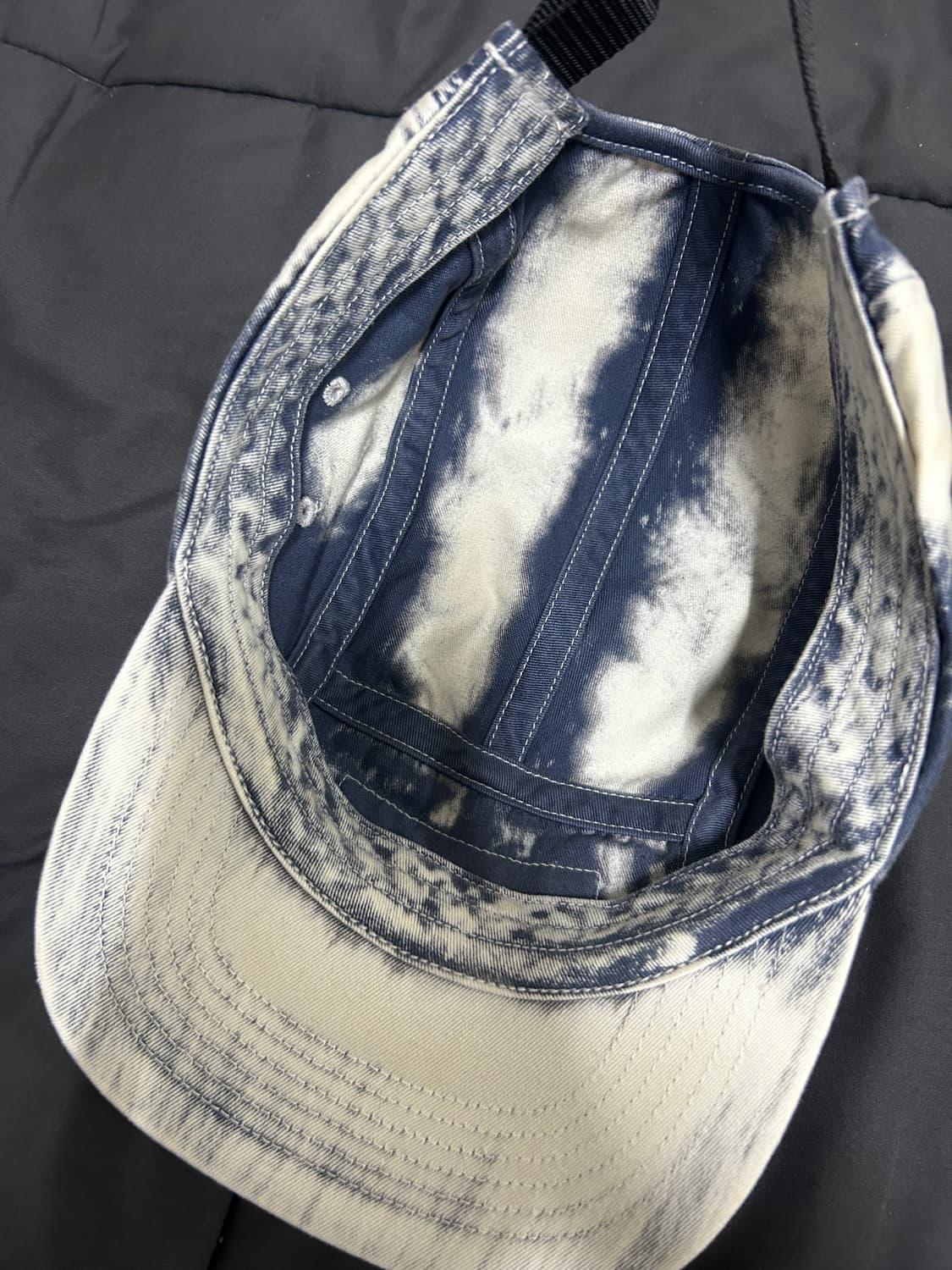 슈프림 블리치드 치노 캠프캡 네이비 24SS 상품이미지4