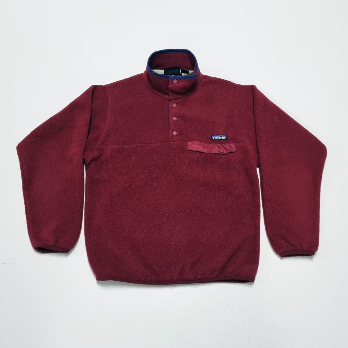 90s 파타고니아 신칠라 후리스 버건디 - XS 상품이미지1