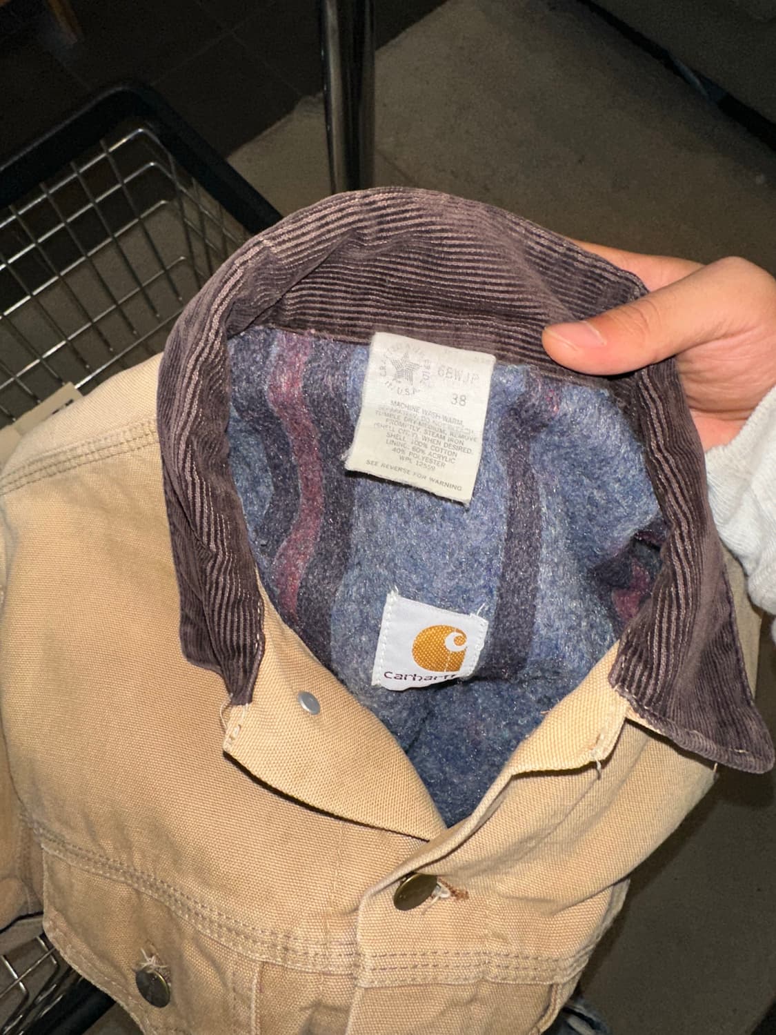 80’s Carhartt 68WJP 3-type work jacket 상품이미지9